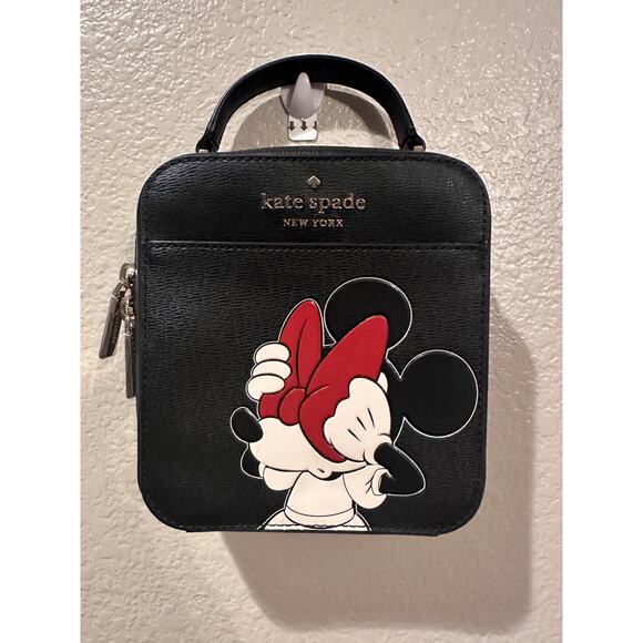 NWOT Disney X Kate Spade New York Minnie Mouse Daisy Vanity Crossbody Bag - Picture 1 of 9